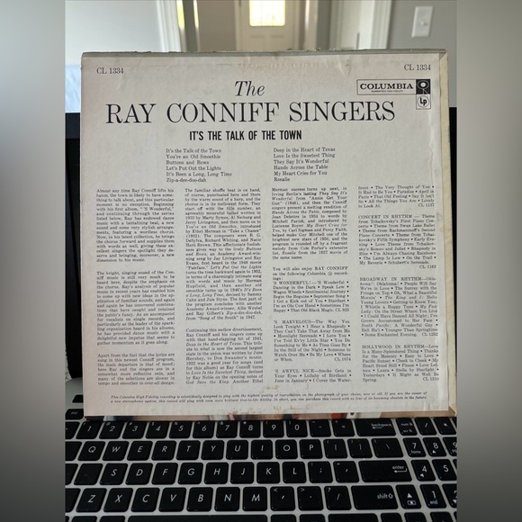 It’s The Talk Of The Town (CL 1334) & ‘s Marvelous (CL 1074) Ray Conniff Vintage - Picture 5 of 9